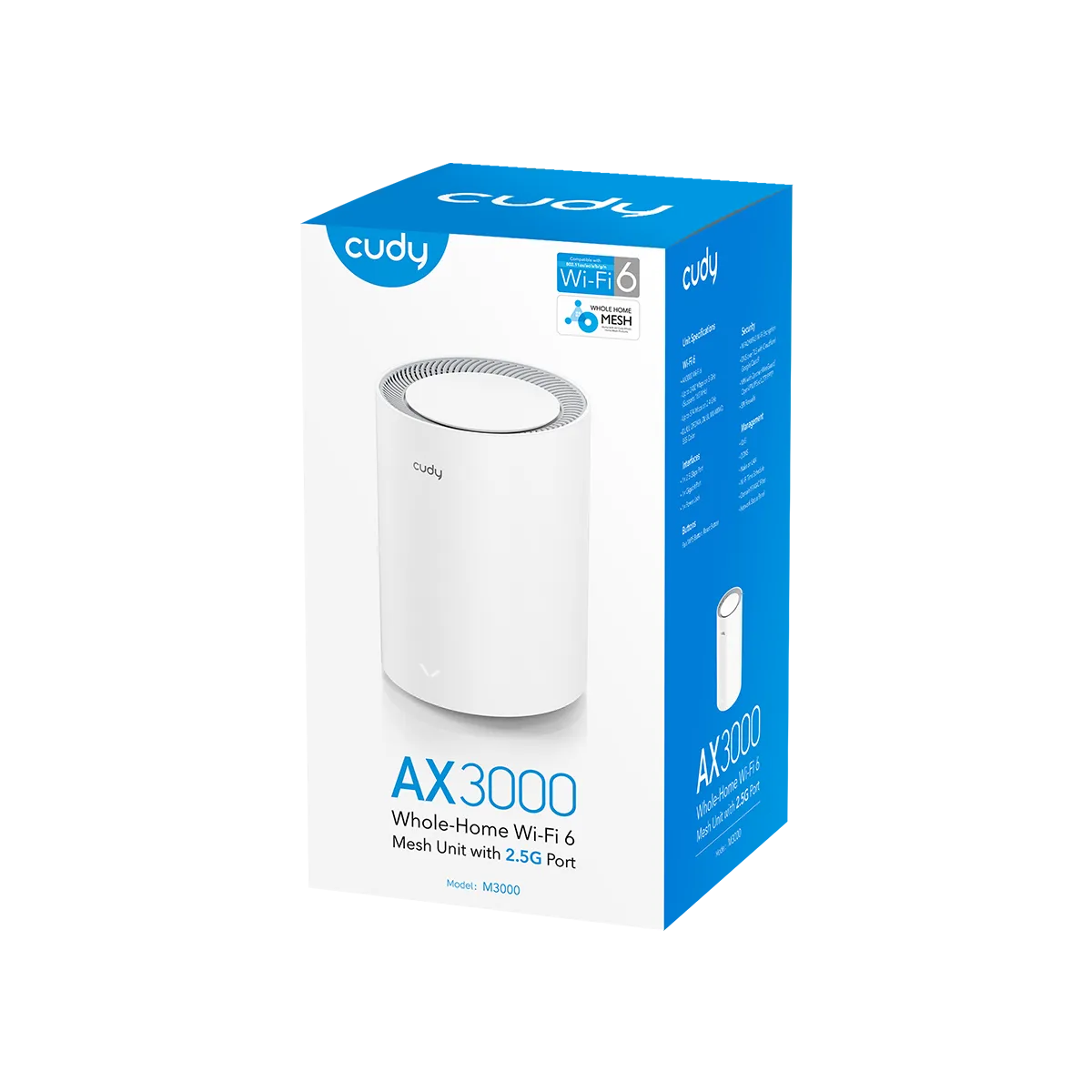 AX3000 2.5G Mesh Wi-Fi 6 System White | 1 Pack - Image 3